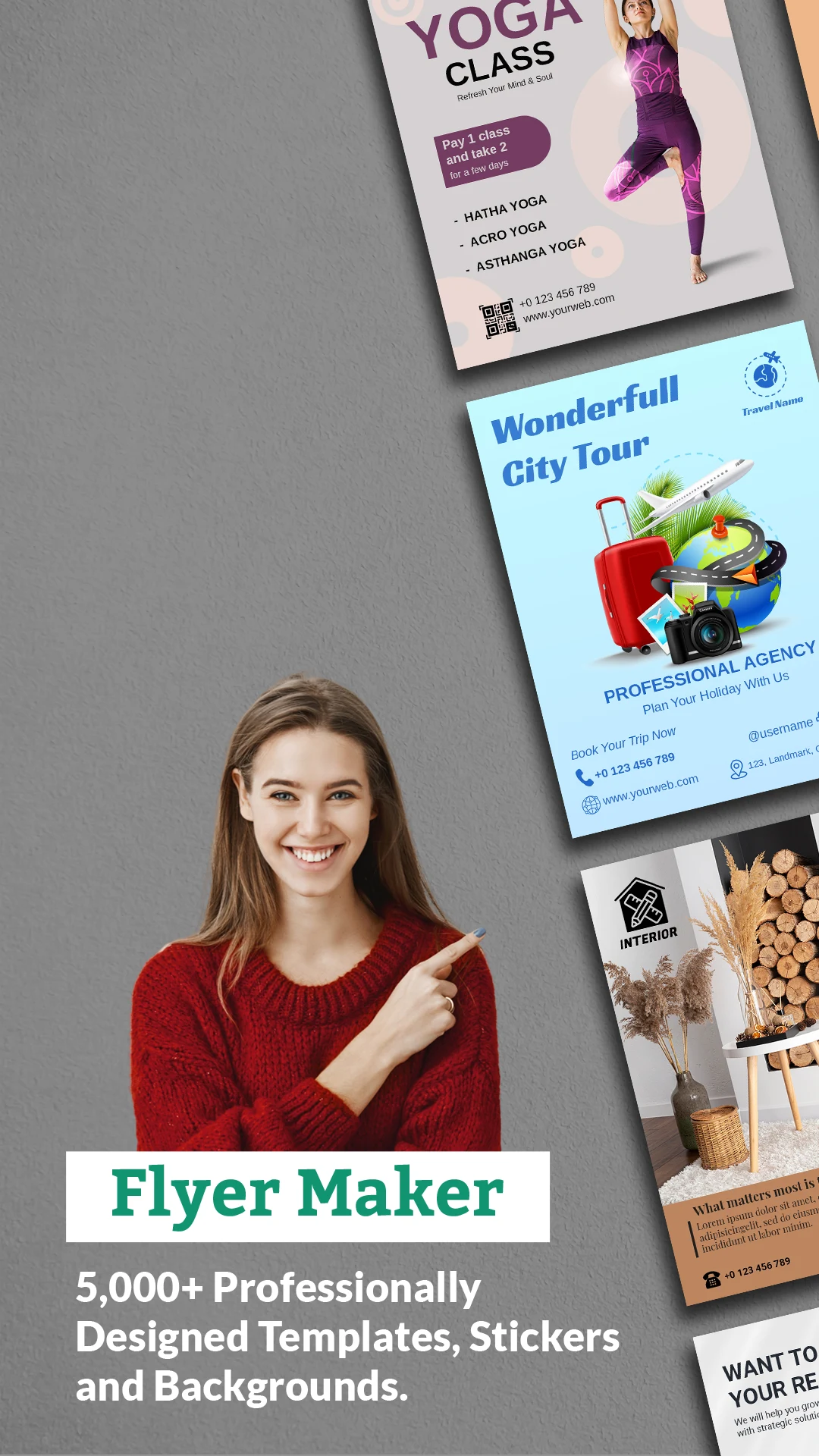Flyer Maker, Poster Maker screenshot